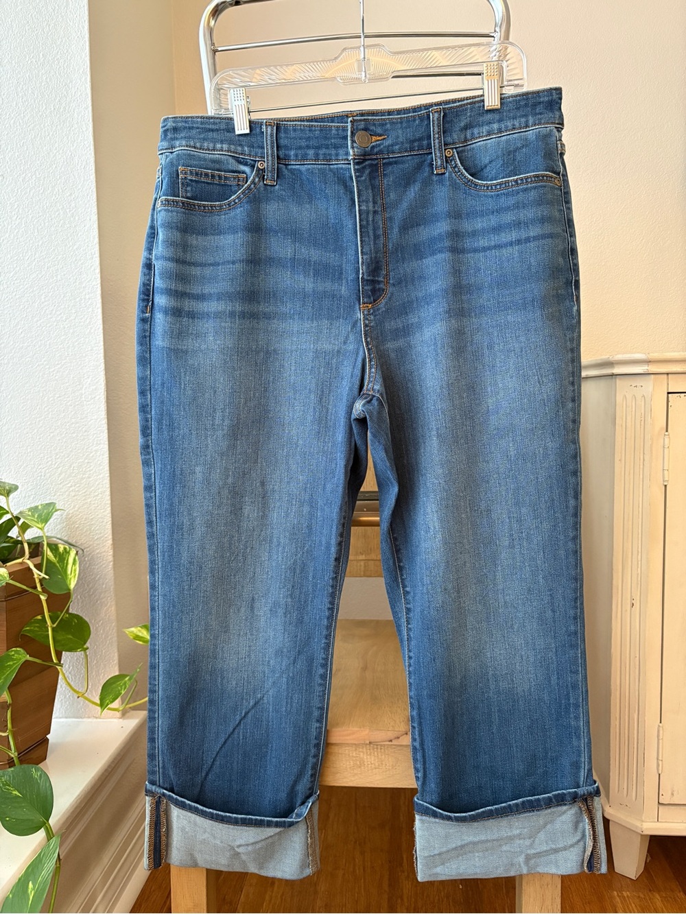 St. John's Bay Women's Boyfriend Jeans 16 Petite
